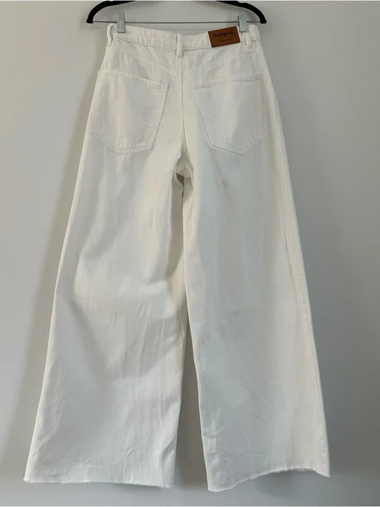 DESIGUAL Wide Leg Jeans EU 36/ US 4 - Picture 6 of 15